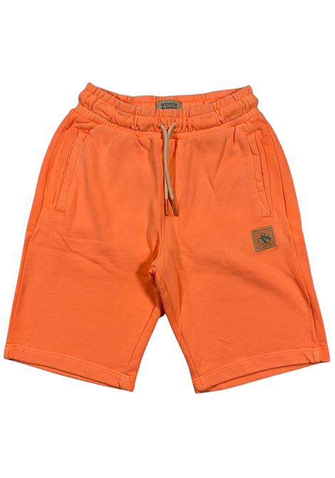 Bermuda bambino arancio fluo in cotone Scotch&Soda | 176162/SUARANCIO FLUO